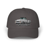 1958 1959 Apache Stepside Dad Hat Classic Truck Cap Adjustable Silver