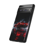 Z06 C8 Phone Case, Red Smoke Studio Reflection Cover
