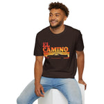 El Camino Retro Sunset Car T-Shirt Classic Utility Graphic Tee