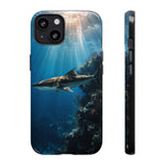 Cobia Reef Phone Case, Shaft of Light Ocean Fishing Tough Cover