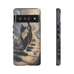 Piano Cat walking on keys Tough Case | Phone cover, musical cat art