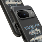 1969 Trans Am White Blue Stripe Tough Phone Case Cover Gift