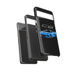Rapid Blue C8 Corvette Vector Tough Phone Case