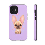 French Bulldog Bat Ears Kawaii Pet Dog Art Tough Phone Case