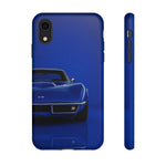 C3 Phone Case Blue, Stingray Classic Sports Car Tough Cover