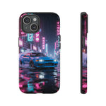 Skyline GT-R Tokyo Rain JDM Night Art Tough Phone Case