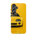 Yellow Supra Phone Case, MK4 90s JDM Legend Tough Protective Cover for Men