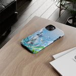 Copy of Silver Butterflies Tough Case | Blue Sky Water Droplets Phone Cover