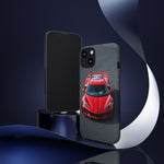 Red C8 Z06 Track Wing Tough Phone Case Cover Gift Art