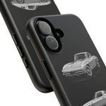 Silver Sting Ray Classic Corvette Phone Case Tough Multi View