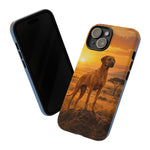 Rhodesian Ridgeback African Savanna Art Tough Phone Case
