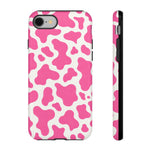 Pink Cow Print Tough Case | Phone Protective Hard cover