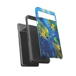 Mahi Mahi School Phone Case, Dorado Fish Frenzy Cover for Anglers