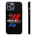 VintageDatsun 510 Racing Stripe JDM Tough Phone Case Cover Gift