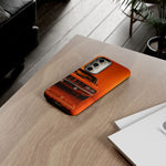 Orange Cuda Phone Case, 71 Classic Muscle Car Tough Cover