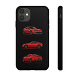 Red 370Z Sports Coupe Tough Phone Case for JDM Enthusiasts