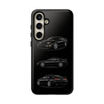 Black 300ZX Sports Car Tough Phone Case - Multi View