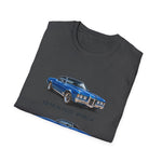 Blue 1970 Grand Prix Car T-Shirt | Classic Auto Trio Illustration