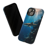 Cobia Reef Phone Case, Shaft of Light Ocean Fishing Tough Cover