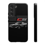 Black C5 Phone Case American Sports Car Tough Cover Gift