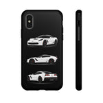 White C7 Z06 Sports Car Phone Case Tough Multi View