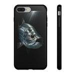 Tarpon Fishing Phone Case, Saltwater Portrait Black Cover, Gift