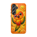 Sun Conure Kawaii Citrus Art Tough Phone Case