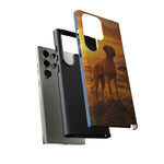 Rhodesian Ridgeback African Savanna Art Tough Phone Case