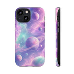 Pastel Galaxy Planet Vaporwave Art Tough Phone Case