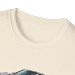 Silver 2007 C6 Z06 Illustration T-Shirt | Sports Car Trio