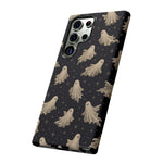 Vintage Ghost Pattern phone case | Halloween spooky stars design