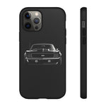 1969 Camaro Black Restomod Front Tough Phone Case Cover Gift