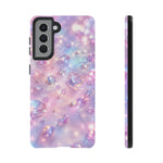 Rhinestone Sparkle Phone Case, Pastel Gradient Cover