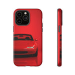 Red Miata Phone Case, NA MX5 90s JDM Roadster Tough Cover