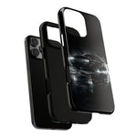 Black Sports Car Illustration 2023 Challenger SRT phone case | Car Drift Reflection