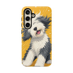 Sheepdog Hair Flip Phone Case Funny Dog Lover Gift