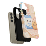 Milk Cookie Phone Case Cute Food Kawaii Tough Cover Gift Art