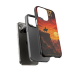 Western Sunset Cowboy Phone Case | Rugged Protective Cover
