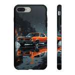 1966 GTO Orange Rainy City Tough Phone Case Cover Gift Art