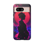 Neon Geisha Silhouette Phone Case | Tough Cover