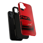 Red Miata Phone Case, NA MX5 90s JDM Roadster Tough Cover