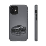 Matte Gray C8 Sports Car phone case | Tough Cases