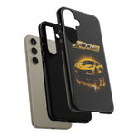 Z06 Corvette Phone Case, Yellow Neon Chrome Studio Cover