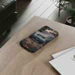 C2 1965 Sting Ray Phone Case, Silver Blue Tough Cover