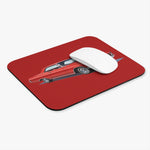 Classic Red Muscle Car Wildcat Mouse Pad | Retro Automobile Desk Mat