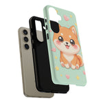 Shiba Inu Kawaii Chibi Smile Pet Dog Art Tough Phone Case
