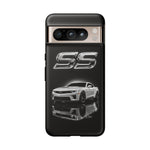 White SS Camaro reflection phone case | Car muscle car phone case