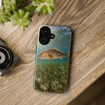 Redfish Phone Case, Seagrass Flat Underwater Art Cover
