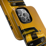 Classic Camaro SS Phone Case, Yellow 69 Muscle Car Cover, Gift for Guys