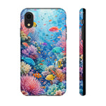 Underwater Coral Reef Phone Case | Colorful Tropical Fish Ocean Scene